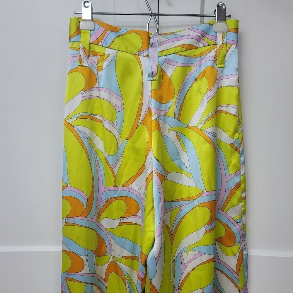 Zara Vibrant Multicolor Wide-Leg Pants - Picture 11 of 12